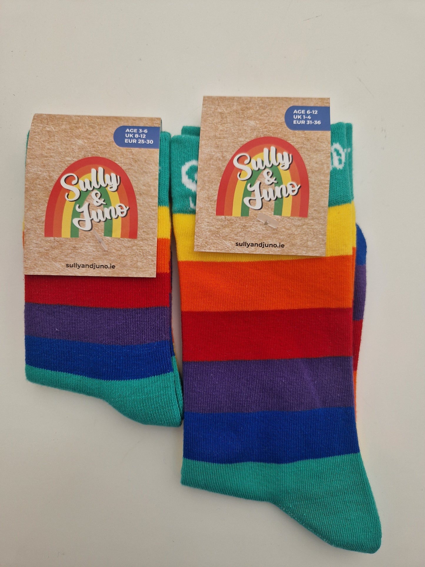 Rainbow Socks by Sully and Juno