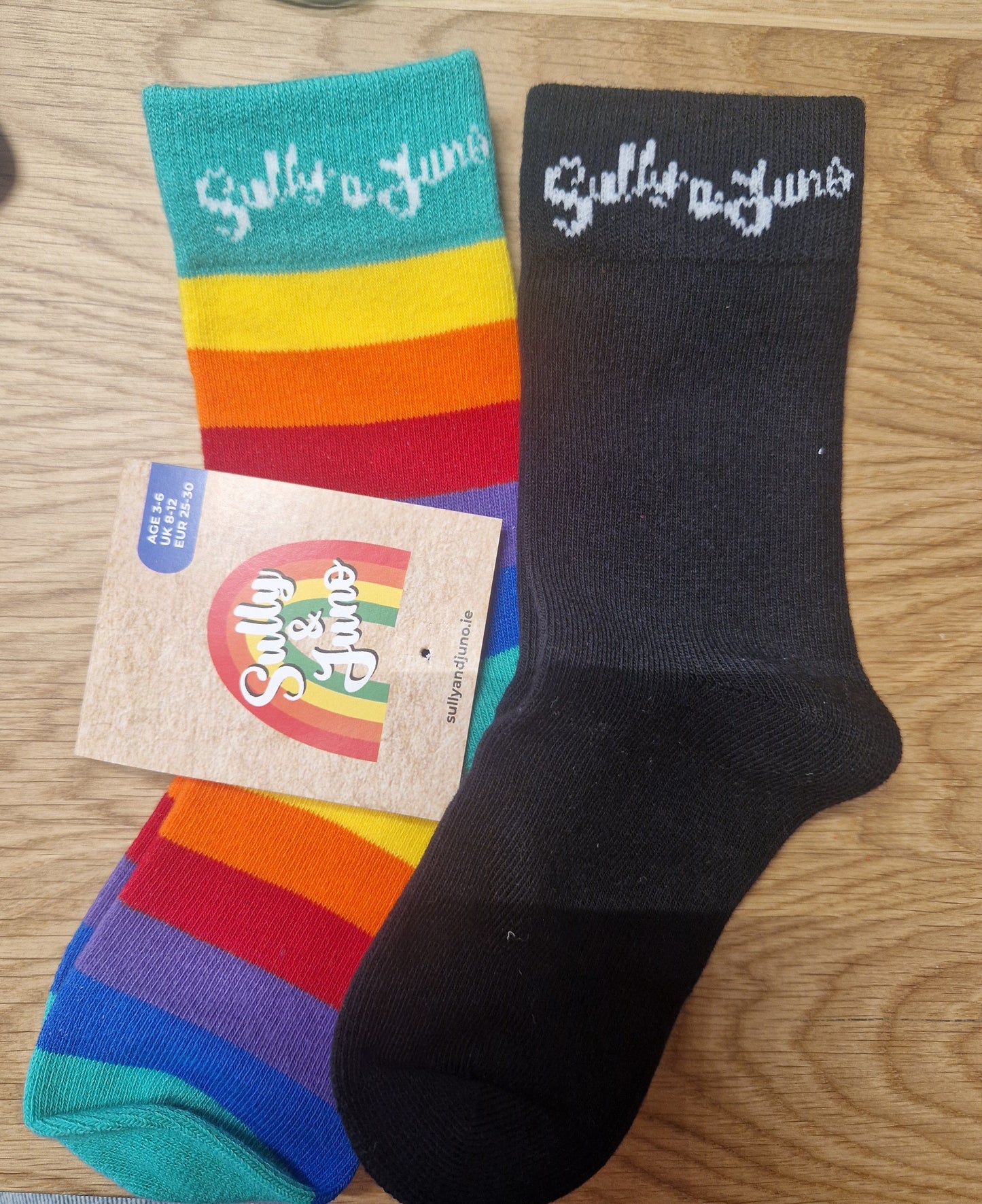 Rainbow Socks by Sully and Juno