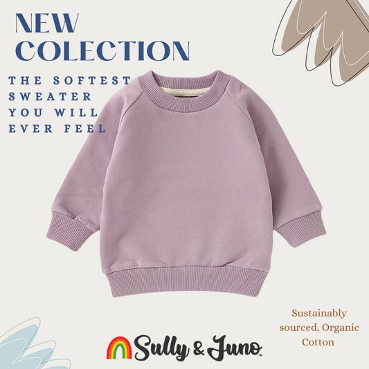 Dusty Lilac Organic Sweater