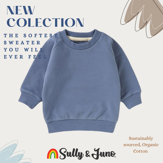 Demin Blue Organic Sweater