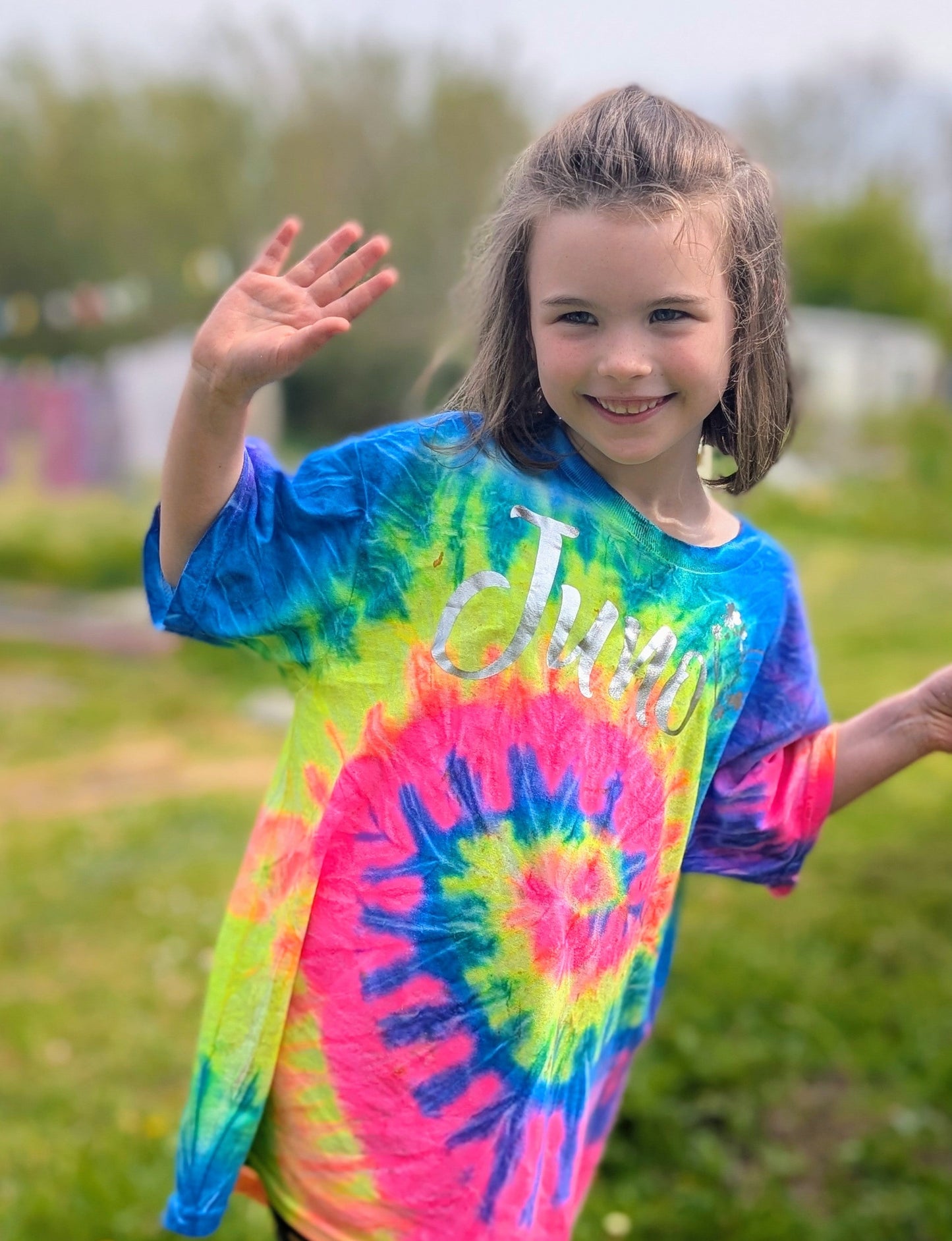 Tie Dye T-Shirt NEON (personalise)