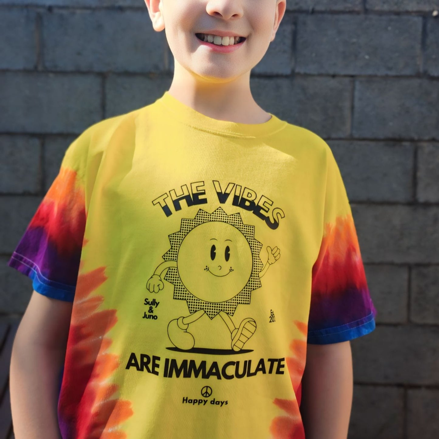 Vibes are Immaculate Tie Dye T-Shirt
