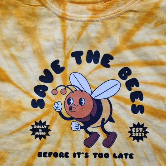 Save the Bees Tie Dye T-Shirt