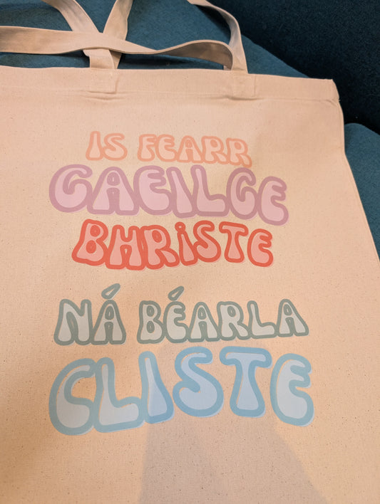 Gaeilge Bhriste Tote Bag
