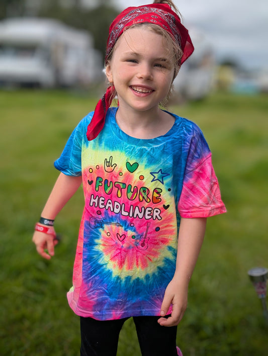 Future Headliner Tie Dye T-Shirt NEON