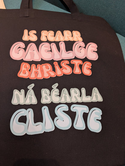Gaeilge Bhriste Tote Bag