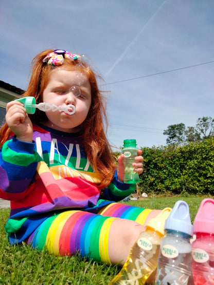 Rainbow Stripe Yoga Shorts - Kids
