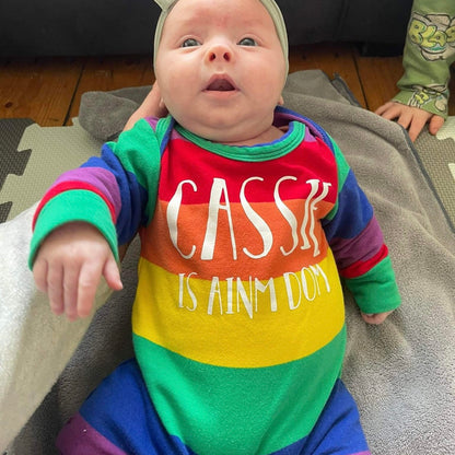 Rainbow Stripe Romper