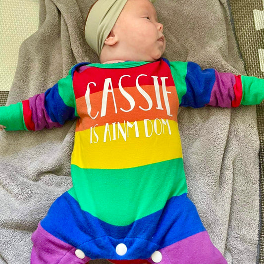 Rainbow Stripe Romper