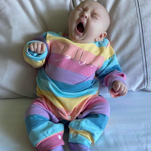 Nora™ Pastel Stripe Romper